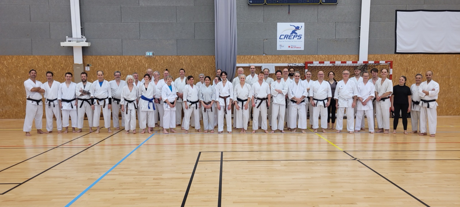 Photo de groupe du stage KDS de Paris, janvier 2026 — tous les clubs réunis